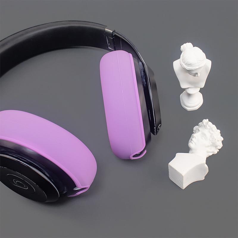 1 Paio di Copri Padiglioni Impermeabili per Cuffie Per Beats Studio Pro Morbido Gel di Silice Custodia Protettiva Resistente allo Sporco Antipolvere
