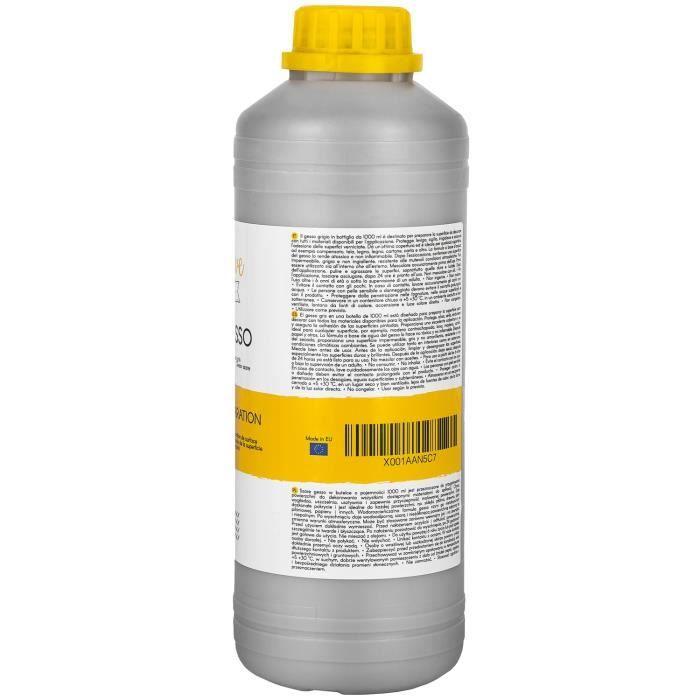 Additif Gesso Acrylique - Creative Deco - 1L - Gris - Sous-Couche - Non-Jaunissant