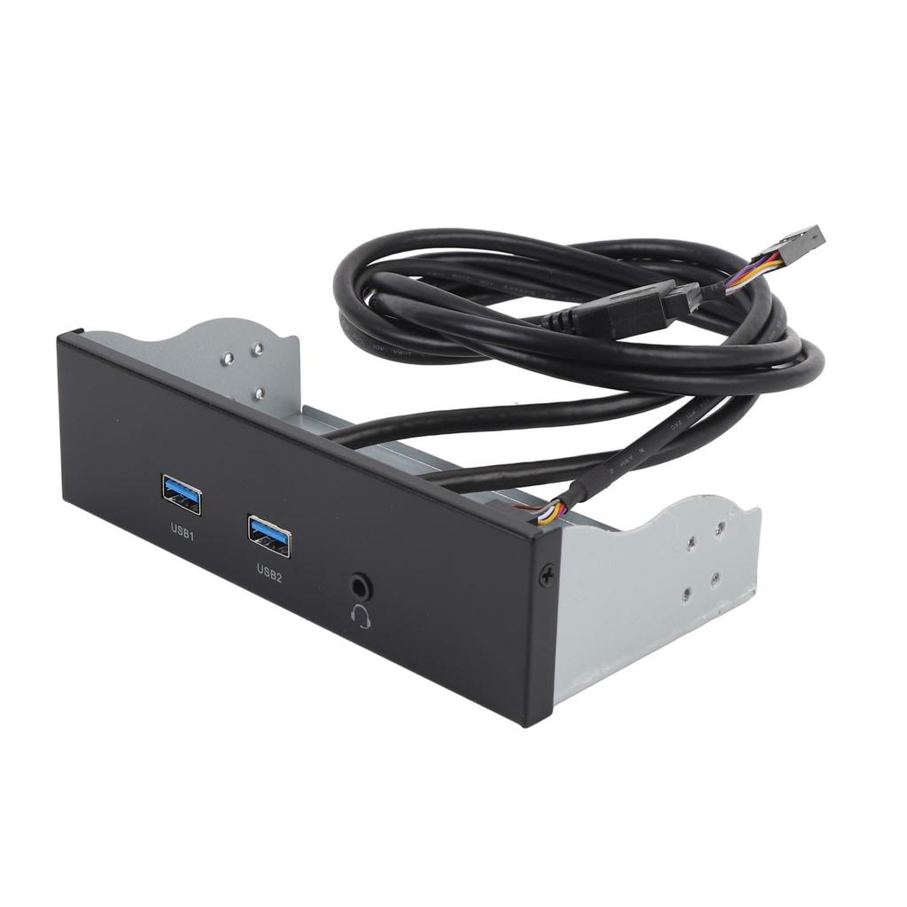 USB3.2 GEN1 Front Panel 5.25 Inch 3 Port 19 Pin Optical Drive Front Panel Hub Adapter for Win 7 8 10 11 2003 for LINUX