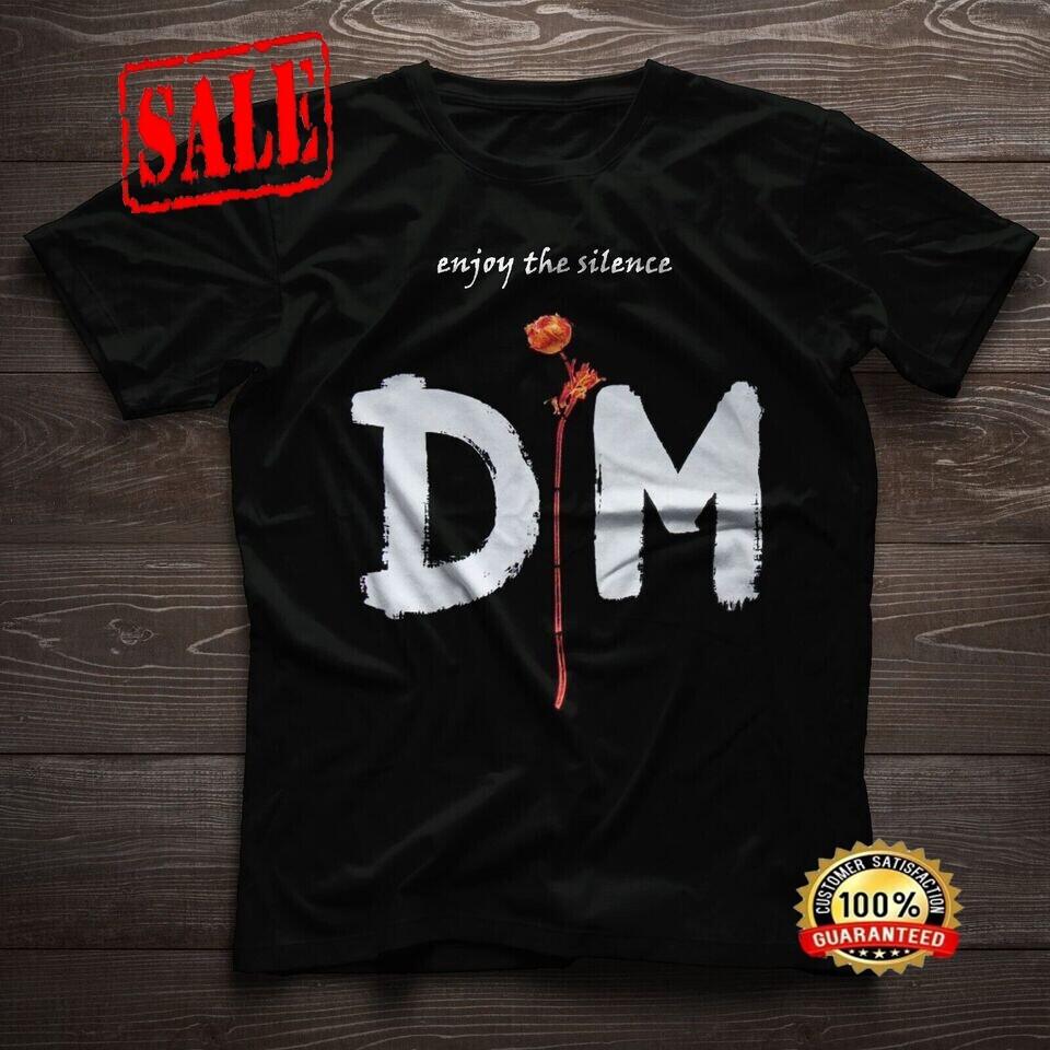 

Depeche Mode Enjoy The Silence Heavy Cotton Black All Size Unisex Shirt VE1923 Unisex T-Shirt XL