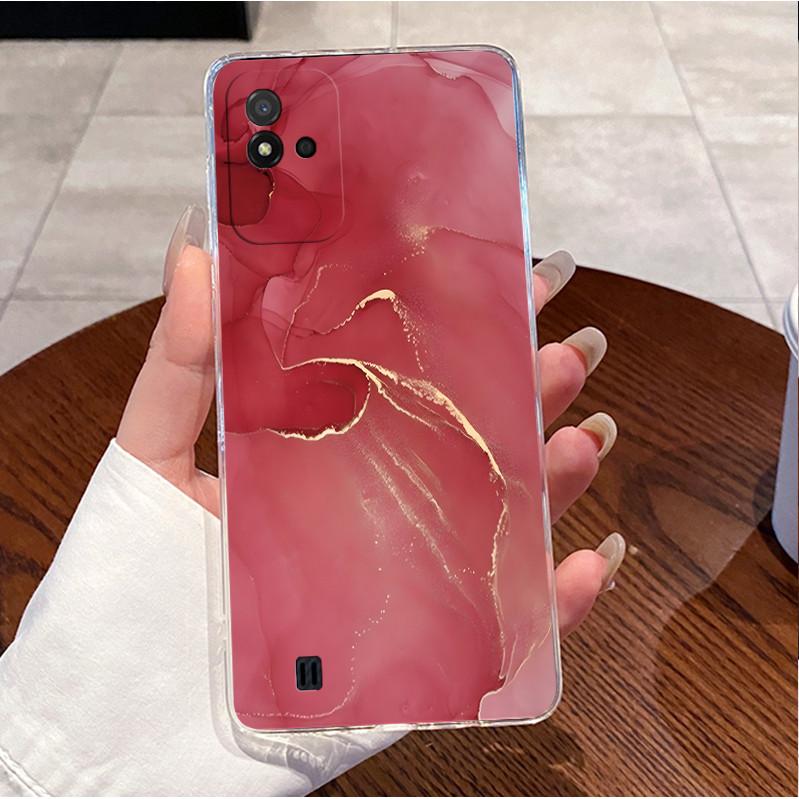 For Realme Narzo 50i RMX3235 Phone Case Luxury Cute Love Rabbit Funny Clear Soft Silicone Back Cover For Realme Narzo50i Cases