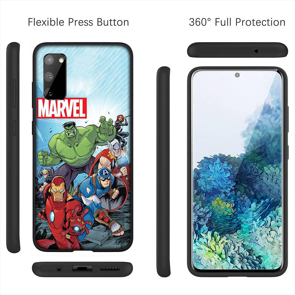 Cover for iPhone 16 15 Xiaomi Redmi Note 14 13 12 11 Pro Max X 16e Samsung Galaxy S25 S24 S23 Moto OPPO Huawei Hulk Marvel Spider Iron Man Phone Case