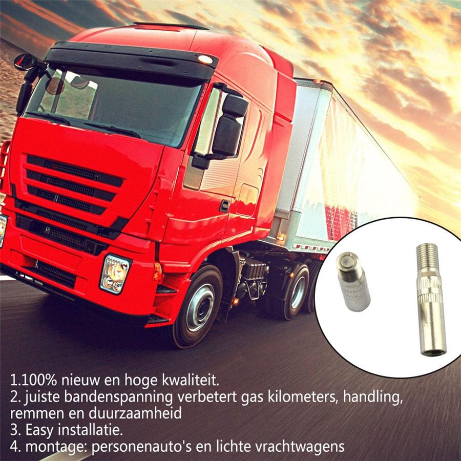 4PCS Metal Tire Wheel Valve Extension Extender Cap Stem For Car Truck Van