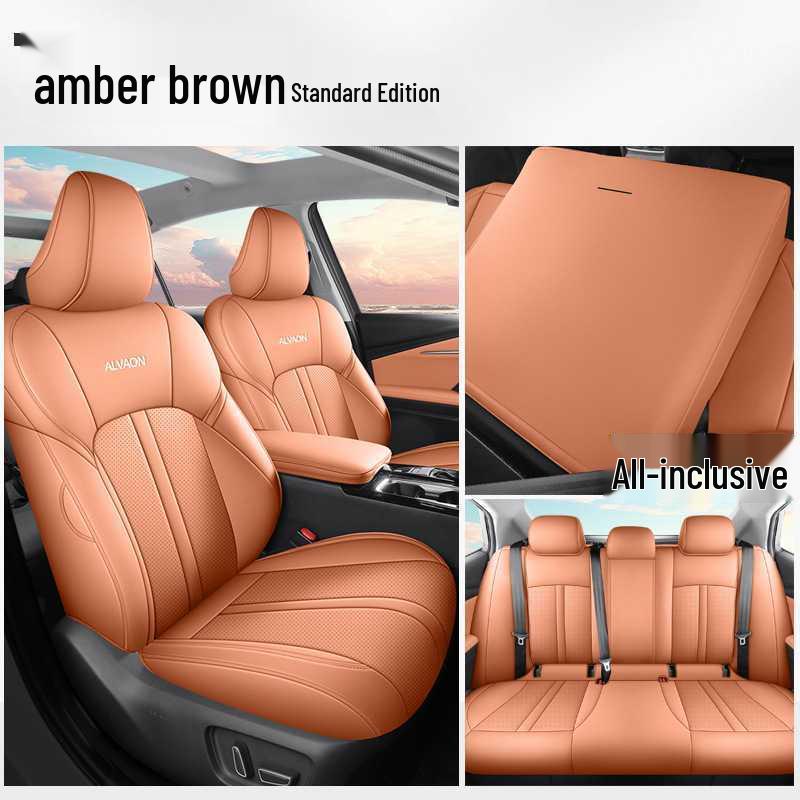 Toyota Avalon Car Seat Cushion - All-Season, Full Coverage, Breathable Leather, Hybrid Compatible