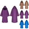 Premium Quality Star Wars Jedi Warrior Hooded Cloak Cape Robe For Cosplay Events