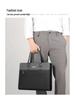 Herren Aktentasche mit großem Fassungsvermögen für Business Casual - Minimalistische Umhängetasche für Computer