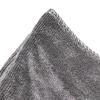 Wash Microfiber Towel Drying Absorbent Cleaning Cloth 30cmx30cm Gray