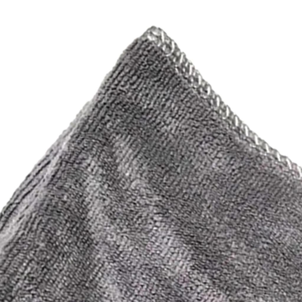 Wash Microfiber Towel Drying Absorbent Cleaning Cloth 30cmx30cm Gray