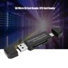 OTg USB Multifunction Card Reader Writer for Micro Sd SD TF PC&Smart Mobile Phones (Black)