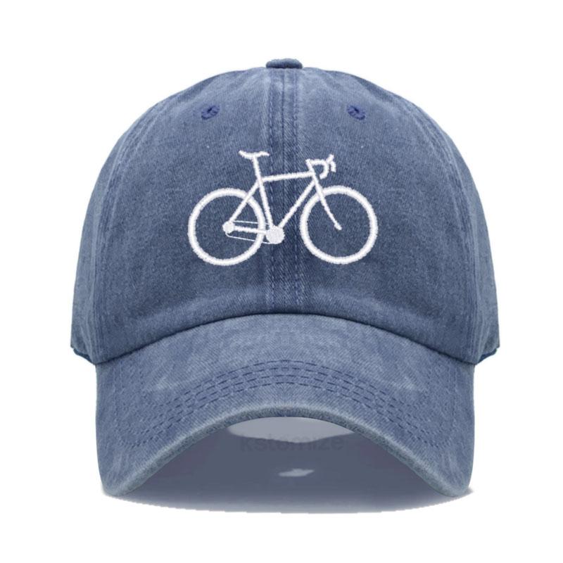 Soft Cotton Baseball Cap for Women Men Adjustable Fashion Bicycle Embroidered Dad Hat Unisex Classic Golf Caps