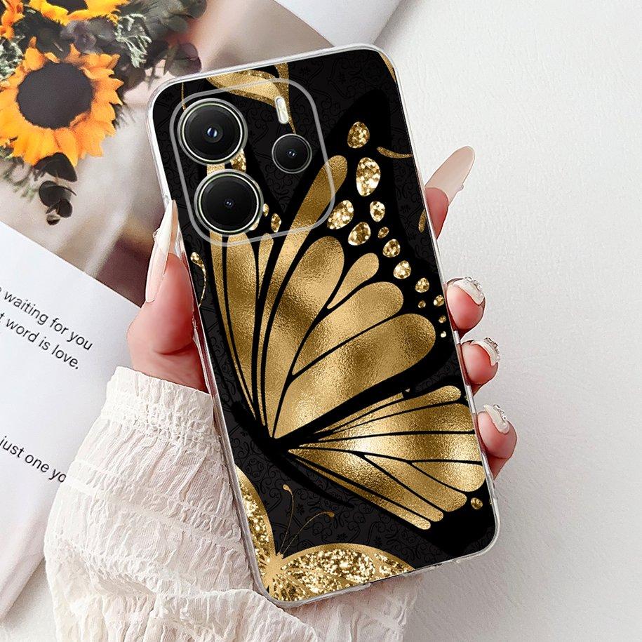 Silicone Case For Xiaomi Redmi Note 14 4G EU 2025 Cover Cool Lion Leopard Dragon Animals Soft Slim Coque For Note14 4G EU Fundas