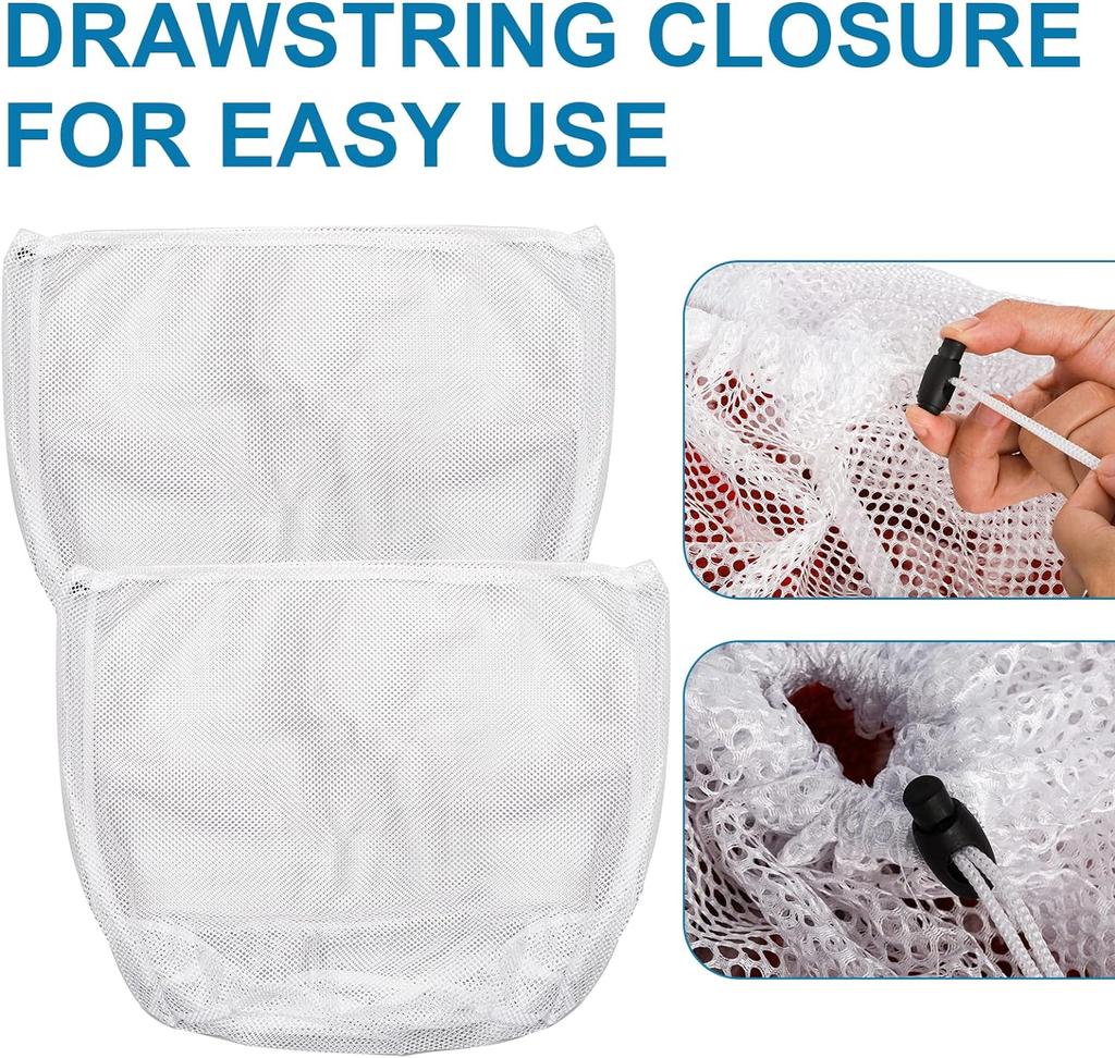 Wäschesack aus Netzstoff mit Kordelzugverschluss, strapazierfähig, extragroß, für Reisen, Aufbewahrung, Uni, Wohnheim