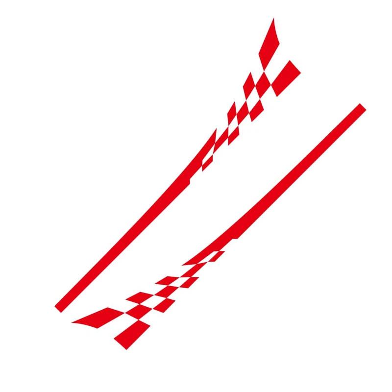 Car Door Side Stripes For-Porsche 911 997 Exterior Accessories Racing Flag Graphics Sticker Auto Body Decor Vinyl Decals