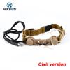 WADSN Airsoft Tactical Throat Microphone Headset Neck Laryngeal Military Earphone U94 PTT Fit Kenwood BaoFeng UV-5R UV-5X UV-82