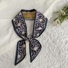 Silk Scarf, Long Strip, High-end New Multi-purpose Scarf, Pastoral Headband, Hair Ribbon Tied, Bag, Ribbon Decorative Belt.