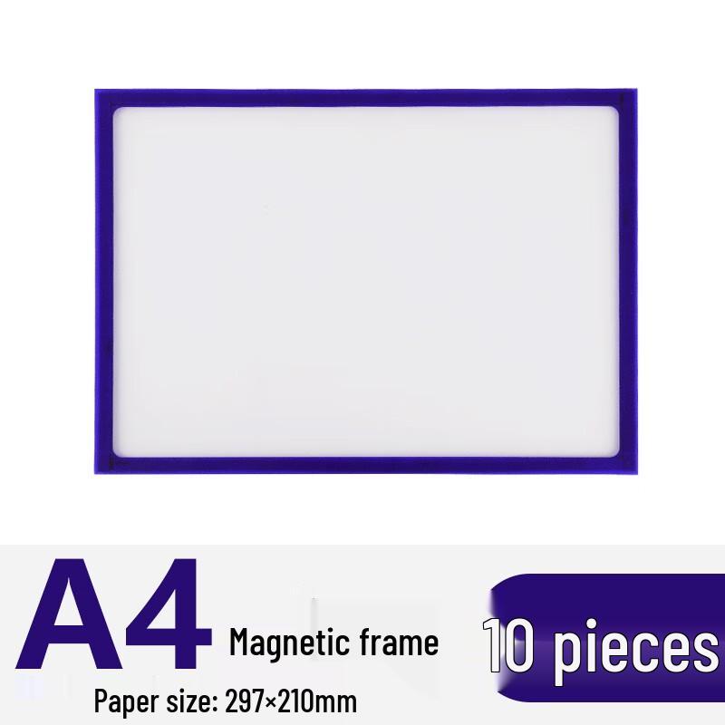 A4 Single-Sided Magnetic Display Frame