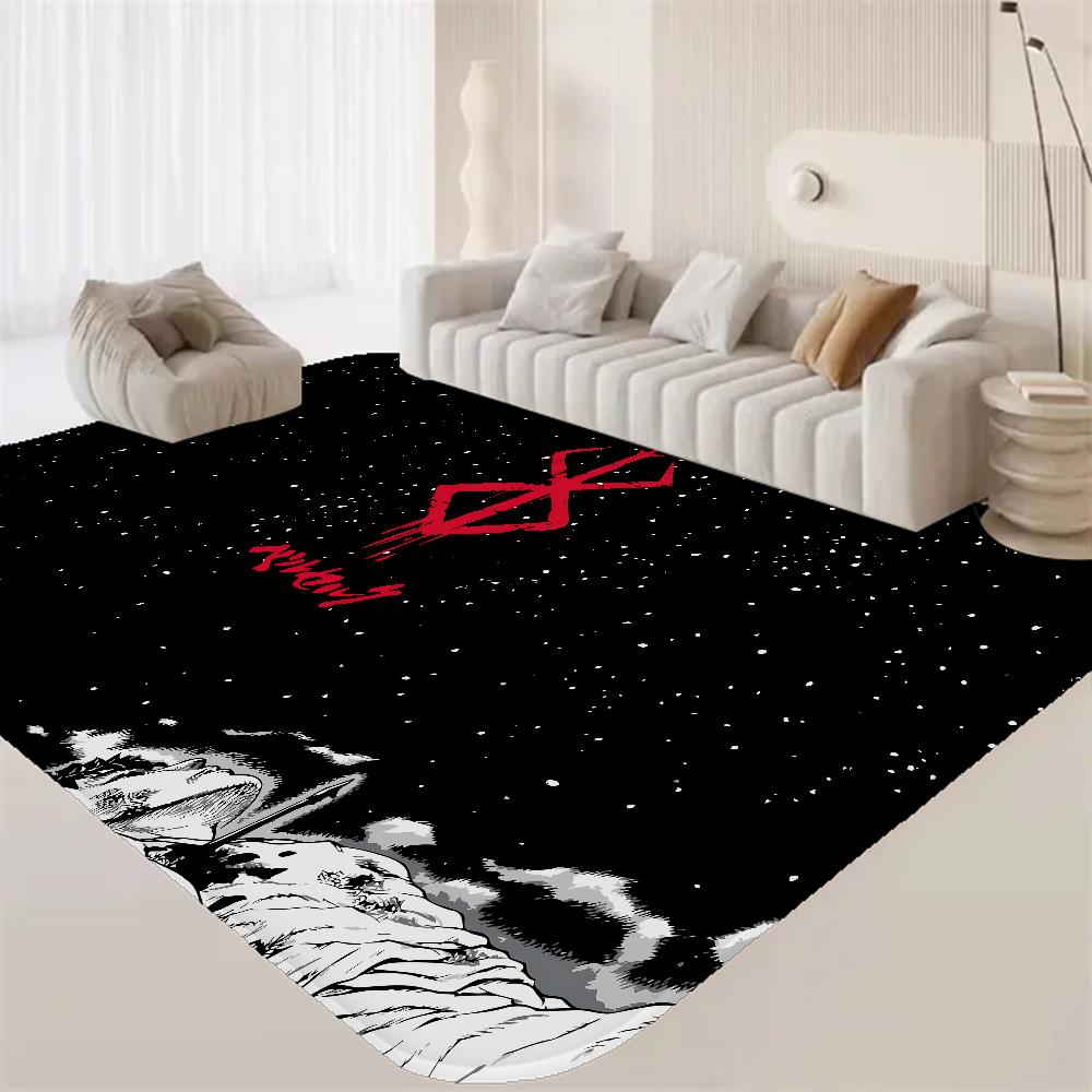 Berserk Guts Hallway Carpet Retro Multiple Choice Living Room Kitchen Rug Non-Slip Welcome Rug