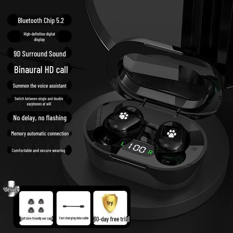 Mini Bluetooth Earphones 2025 with Noise Reduction, High Sound Quality, and Long Battery Life - Compatible with Huawei, Apple, Xiaomi