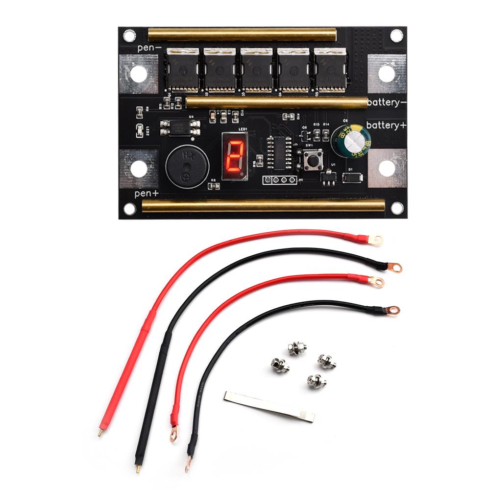 12V Spot Welder for 18650 Lithium Battery DIY Kits Power Adjustable Digital Spot Welding Machine PCB Circuit Board Nickel Sheet