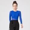 Premium Women's Long-Sleeve Latin Dance Top for Practice