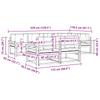 Outdoor Sofa Set with Cushions 7 pcs Natural and Light Grey