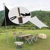 20pcs Tent Canopy Support Rod Aluminum Alloy Triangle Camping Canopy Accessories Outdoor Tent Windproof Rope Buckle