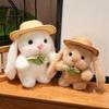 In A Rabbit Hat Plush Toy Cartoon Stuffed Animal Doll Decorations Gift Kids