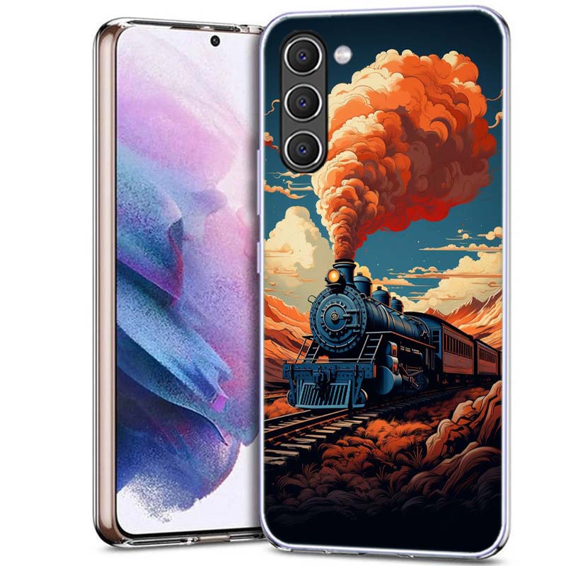 

Чехол для телефона с паровозом для Samsung A16 A26 A36 A56 A17 A37 A57 A07 A06 A02S A12 A22 A32 A52S A72 Galaxy A70 A50S A71 A51 A31 A30 Samsung A16 5G