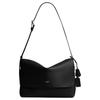 Ludlow 33 Marke Logo Leder Umhängetasche Groß Herren Umhängetasche Schwarz CCB58-BLK