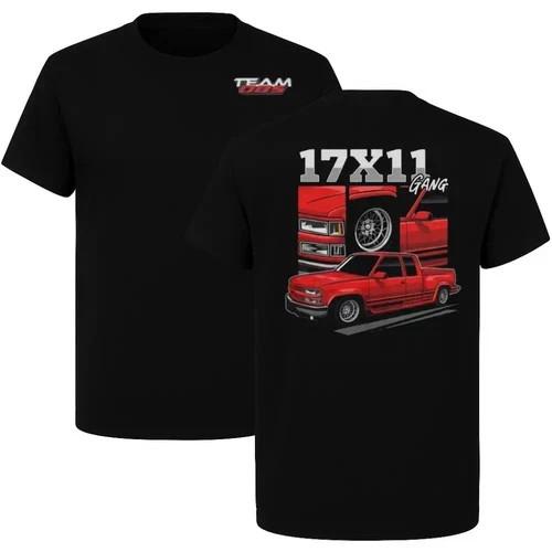 TEAM OBS 17x11 Gang T-Shirt, Red Lowered Chevy Truck 4XL