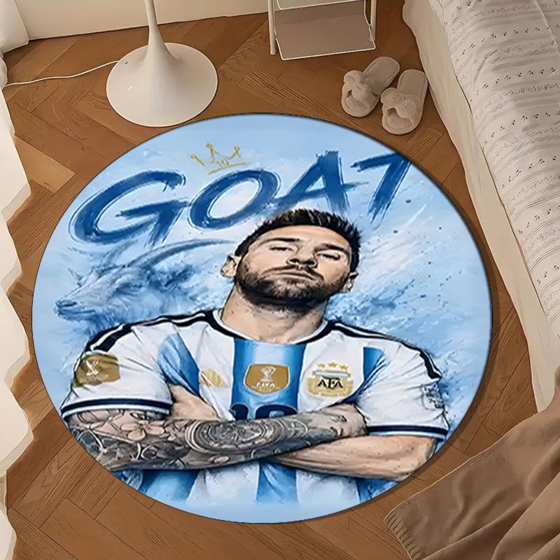 Goat Argentina Legend Mei-ssi Round Mat Home Decor, Chair Rug For livingroom,Bedroom, Doormat Home Decor Birthday Gift Christmas Gifts