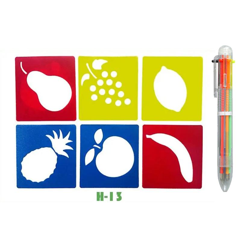 Kids Drawing Stencils Washable Reusable for Cartoon Themed Shape Template For Kid Toddlers Preschool Template Painting TMZ
