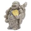 Statua di Buddha Resina Mini 8cm Maitreya Buddha Ridente Figurina per Decorazione Casa Ufficio Regalo