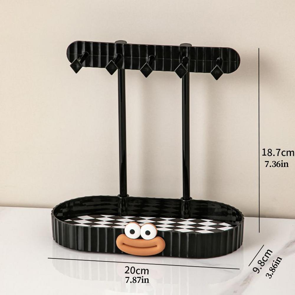 

Jewelry Organizers Countertop Rack Organization Entry Way Organizers Storage For Family Friends Students Adults Men Women чорний
