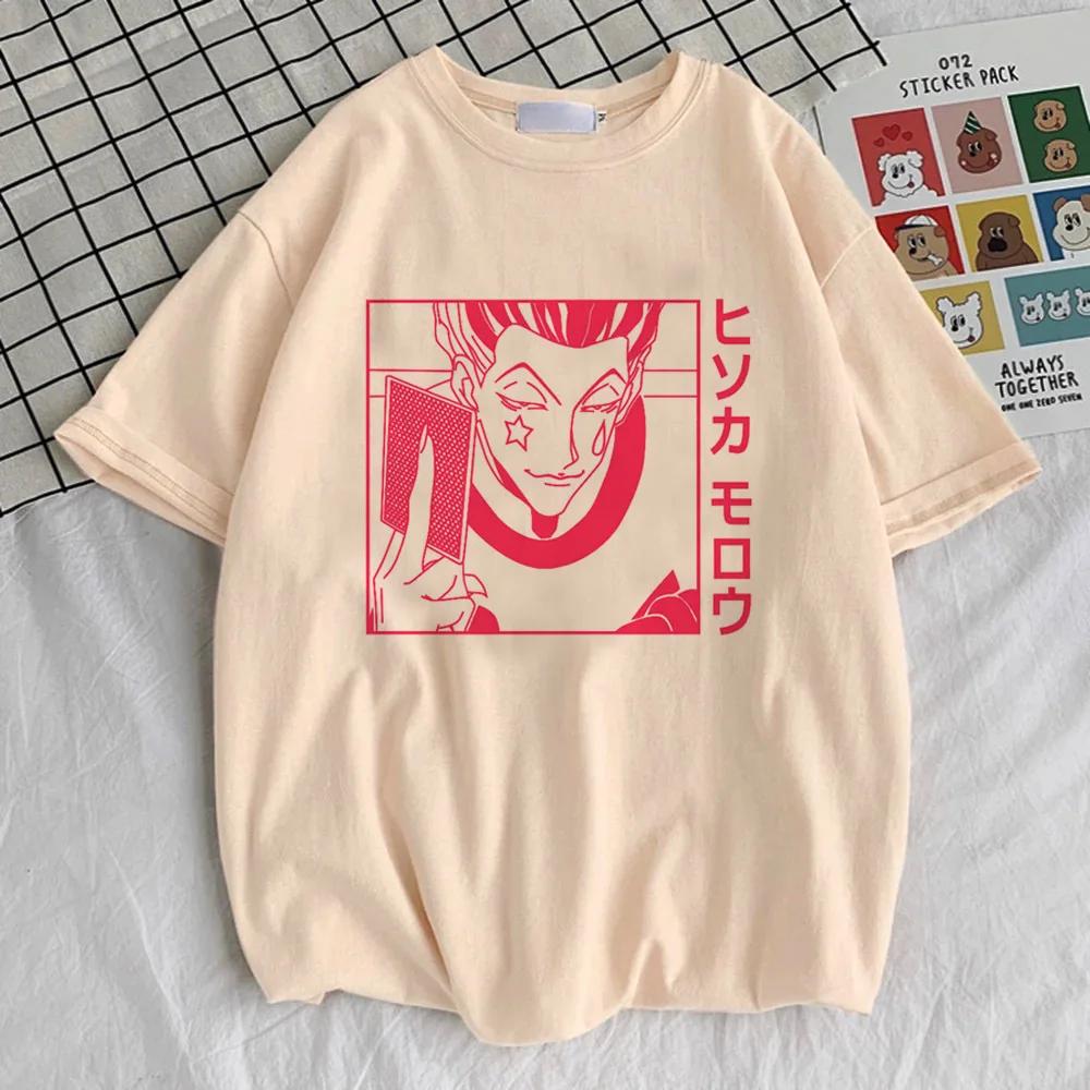 Hunter x Hunter Killua Zoldyck Hisoka Kurapika Gon top tees female Colorful Grunge top tees Trendy harajuku korean clothes
