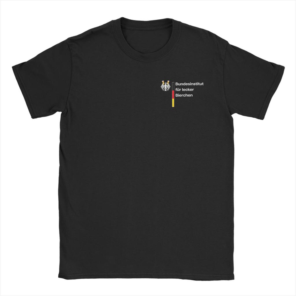 Německý-Federální institut pro lahodná piva Tričko Pánské Zábavné Čistá Bavlna Trička Kulatý Výstřih Krátký Rukáv Tričko Nápad na Dárek merch