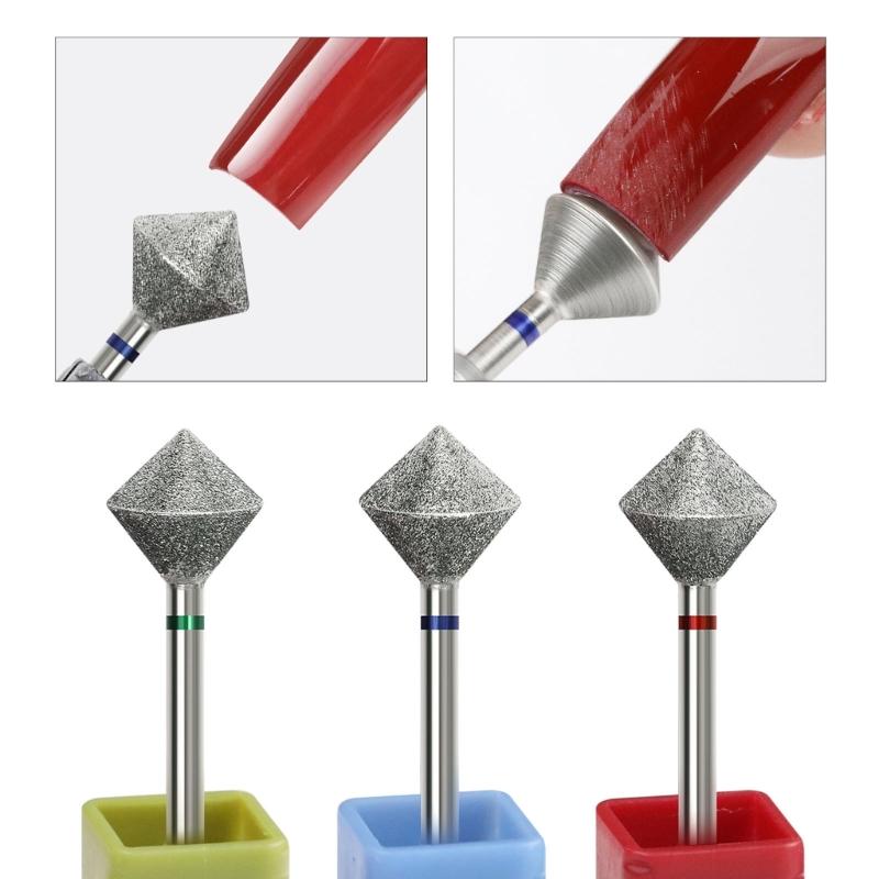 Nails Art Drill Bits Practical Diamonds Nails Drill Bits Nails Edges Trimming Tool Nails Art Griding Head Manicure Tool
