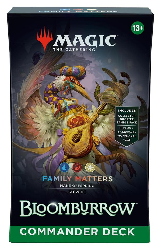 Magic: The Gathering Broombarrow Commander Deck English Version "Family First" MTG Trading Card Wizards of the Coast BLB D34270000