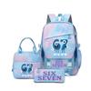 67 Stems Printed Peripheral Backpack For Primary And Secondary School Students Sixseven Schoolbags Three-Piece Set