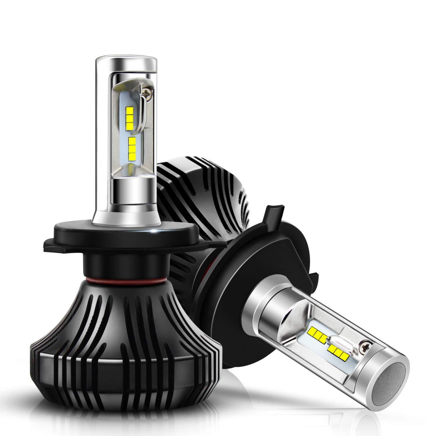 

Autofeel H4 Switchable LED Car 6500K High Meets New Vehicle Inspection Equipped with CSP LED Easy Installation and Heat Instant Activation Hi/Lo белый