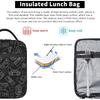 Video Game Controller Insulated Lunch Bag - Reusable Lunch Box - Portable Lunch Tote For Women Men And Kids