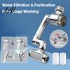 Universal Bathroom Sink Aerator Faucet Swivel Extender Built-in Filtration System And Four Gear Water Outlet 1040 Replacement Filter For Extender