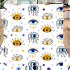 Eyes Pattern Design Art Office Rug Chair Mat, Entryway Carpet, Suitable for Front Door, Bedroom, Living Room, Desk, Holiday Gift