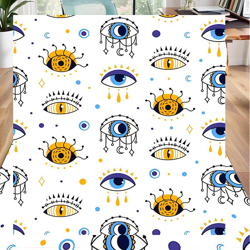 Eyes Pattern Design Art Office Rug Chair Mat, Entryway Carpet, Suitable for Front Door, Bedroom, Living Room, Desk, Holiday Gift