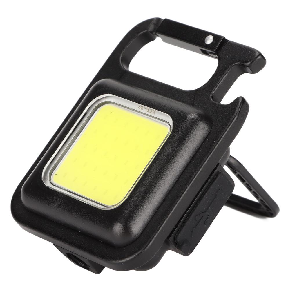 COB Small Flashlights Multifunctional Rechargeable Keychain Mini Flashlight for Outdoor Camping