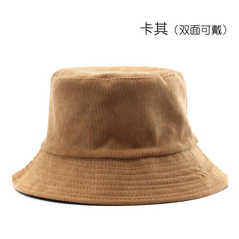 Fisherman's hat, double-sided, solid color, plain design, suitable for outdoor activities, women's sun hat for sun protection