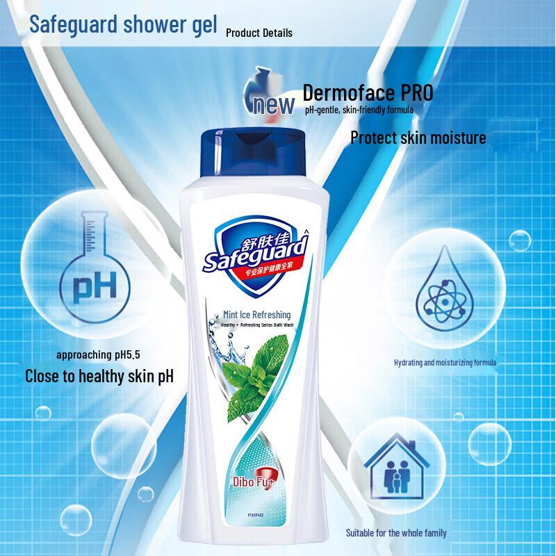 Safeguard Mint Refreshing Shower Gel