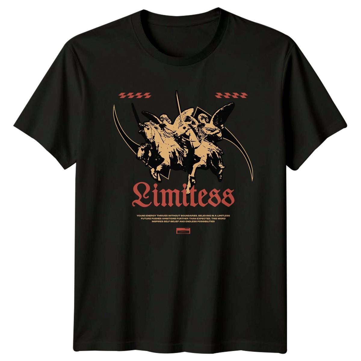Limitless Young Energy Thrives Without T-Shirt Angelic Streetwear Birthday Gift XXXXL