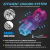 MAXGTRS 2x Strobe Flash P21/5W S25 1157 Bay15D 3030 LED Chip Bulb 7443 1156 Car Stop Backup Brake Parking Tail Signal Light