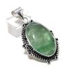 Natural Green Apatite Gemstone 925 Sterling Silver Jewelry Pendant 2.13" ETC-14302